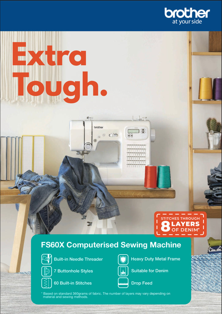 Brother FS60X Computerized Sewing Machine – Heart and Home